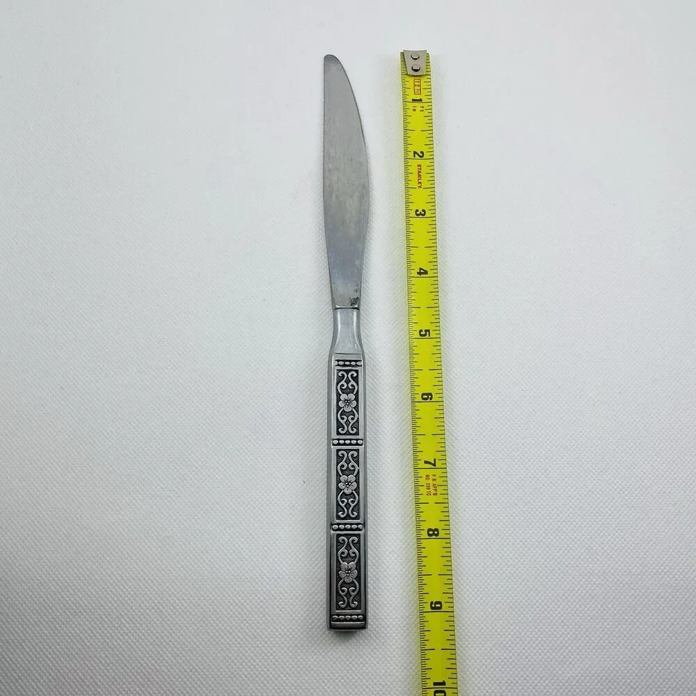 Oneida Isabella Steak Knife 9.25” Stainless Steel Black Accent Replacement